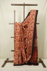 Peach HBP Modal Silk Saree - SRPMSS703