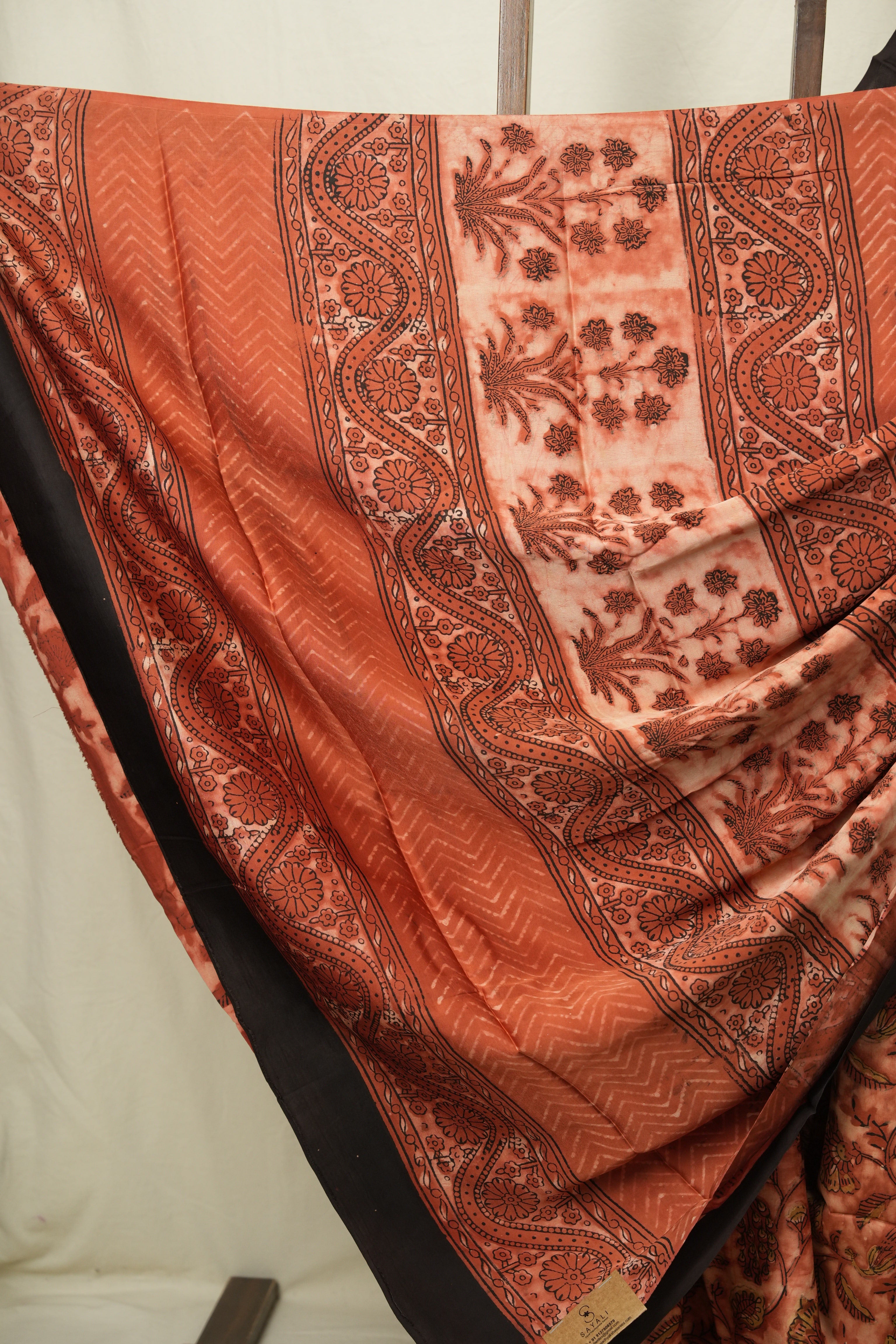 Peach HBP Modal Silk Saree - SRPMSS703