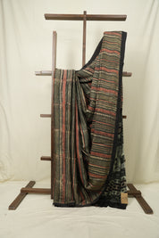 Green HBP Modal Silk Saree - SRGMSS702