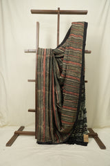 Green HBP Modal Silk Saree - SRGMSS702