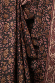 Black Modal Silk Saree -SRBMSS752