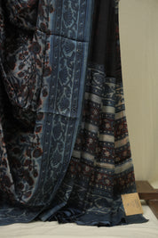 Blue HBP Modal Silk Saree - SRBMSS701