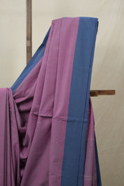 Purple Plain Cotton Ilkal Saree (DEFECT) - SRPPCIS116-PI