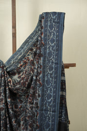 Blue HBP Modal Silk Saree - SRBMSS701