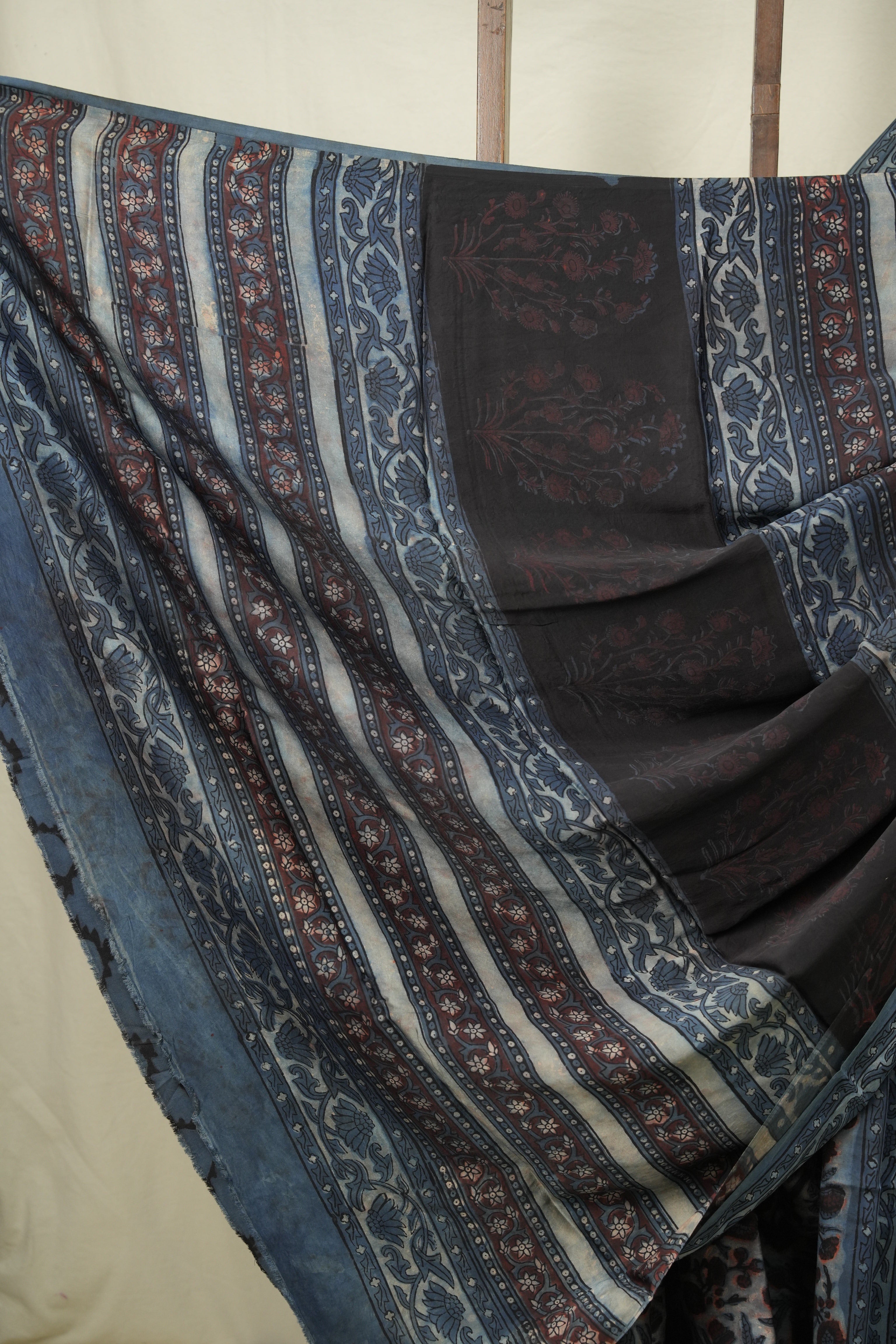 Blue HBP Modal Silk Saree - SRBMSS701