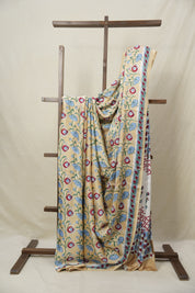 Beige HBP Modal Silk Saree (DEFECT) - SRBMSS114-PI