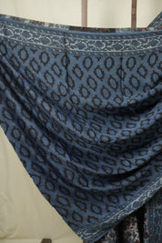 Blue HBP Modal Silk Saree - SRBMSS701