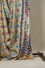 Beige HBP Modal Silk Saree (DEFECT) - SRBMSS114-PI