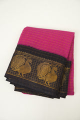 Pink Sungudi Cotton Saree - SRPSCS129