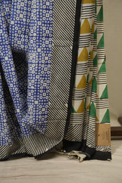 Blue HBP Cotton Saree - SRBCS3780