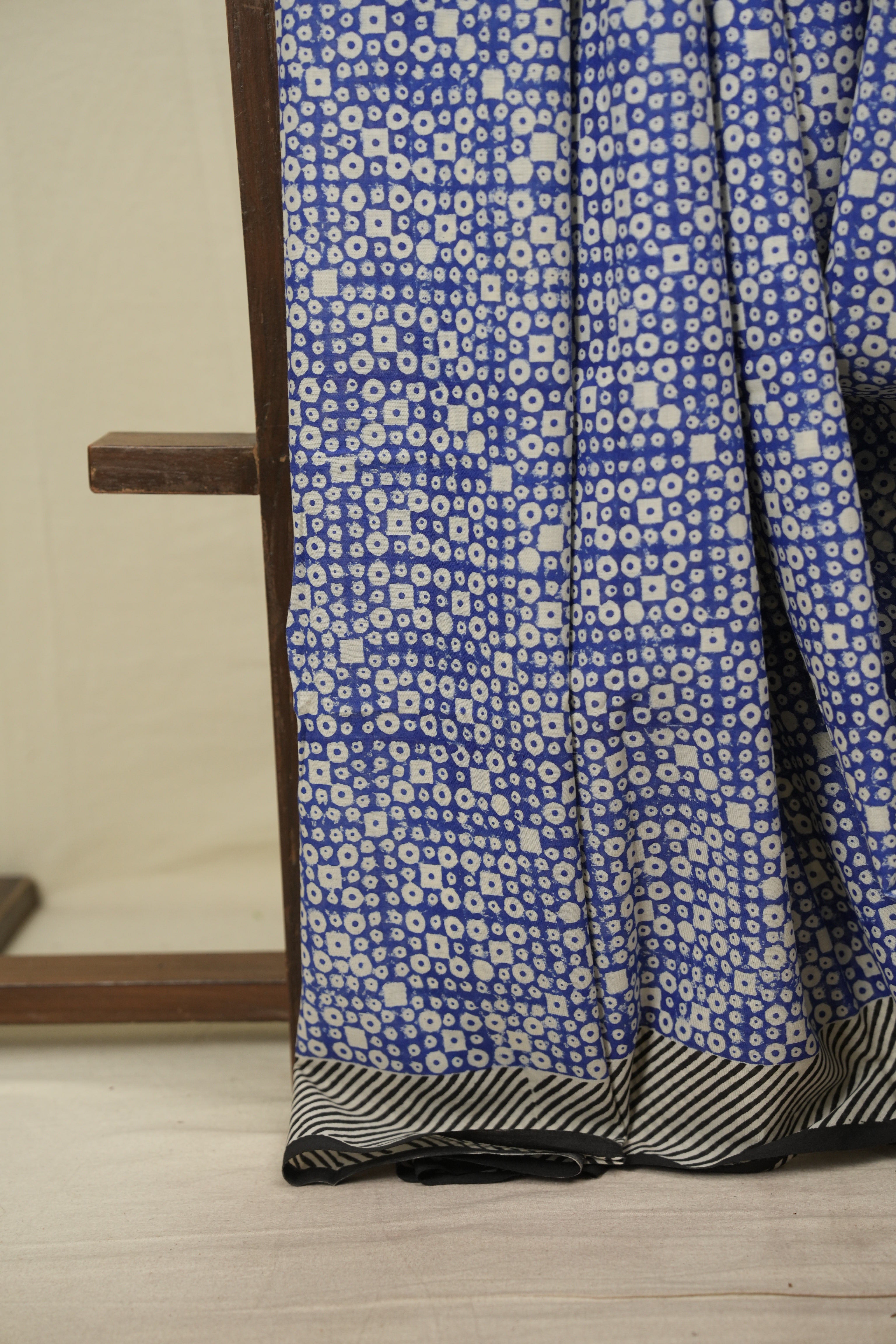 Blue HBP Cotton Saree - SRBCS3780