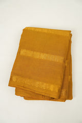 Mustard Sungudi Cotton Saree - SRMSCS135