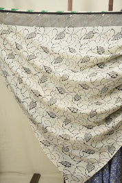 Blue HBP Cotton Saree - SRBCS3780