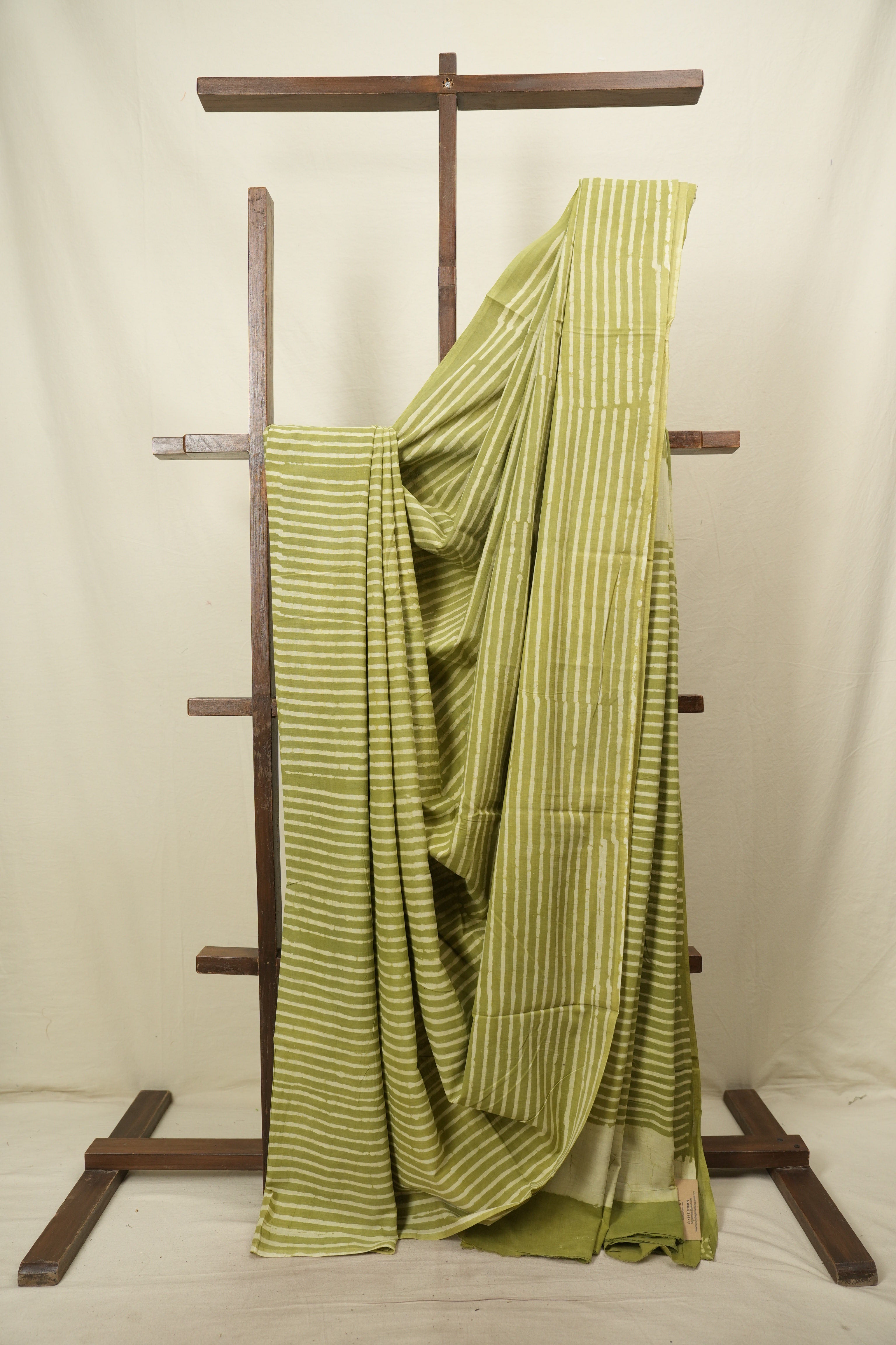 Green HBP Cotton Saree - SRGCS3783