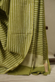 Green HBP Cotton Saree - SRGCS3783