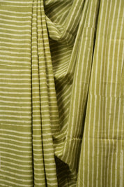 Green HBP Cotton Saree - SRGCS3783
