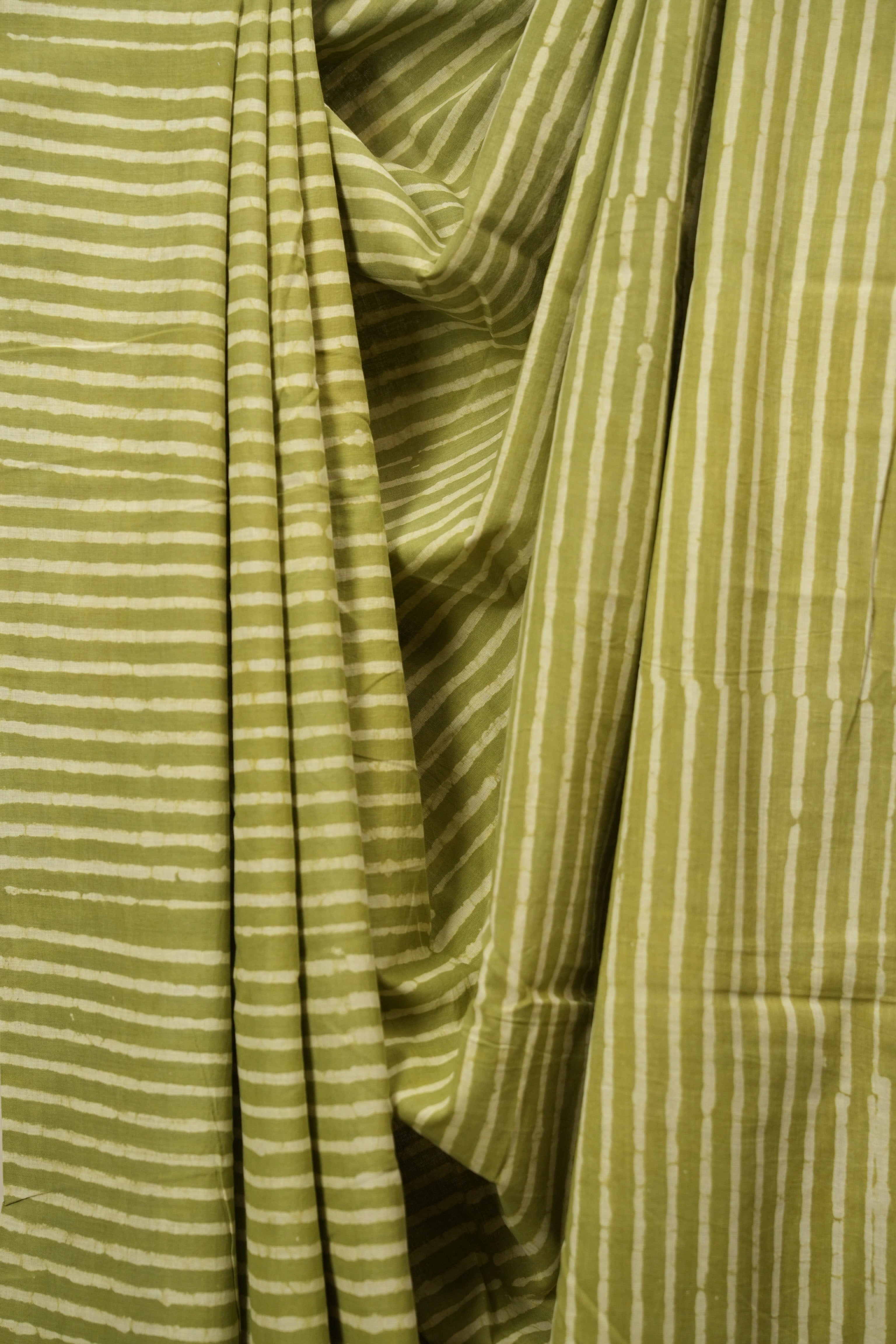 Green HBP Cotton Saree - SRGCS3783
