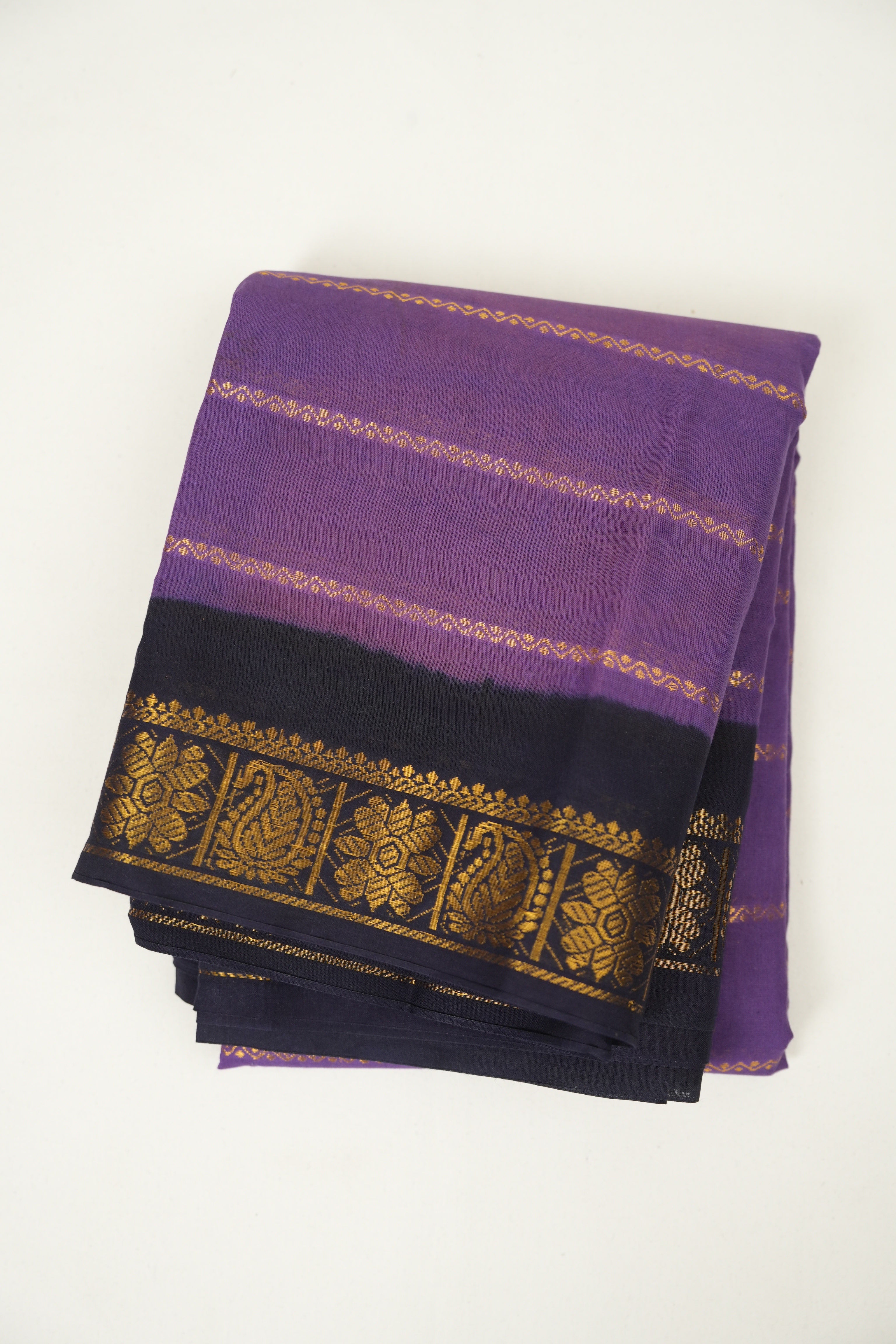 Purple Sungudi Cotton Saree - SRPSCS115