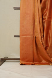 Orange Tussar Silk Saree - SROTSS1529