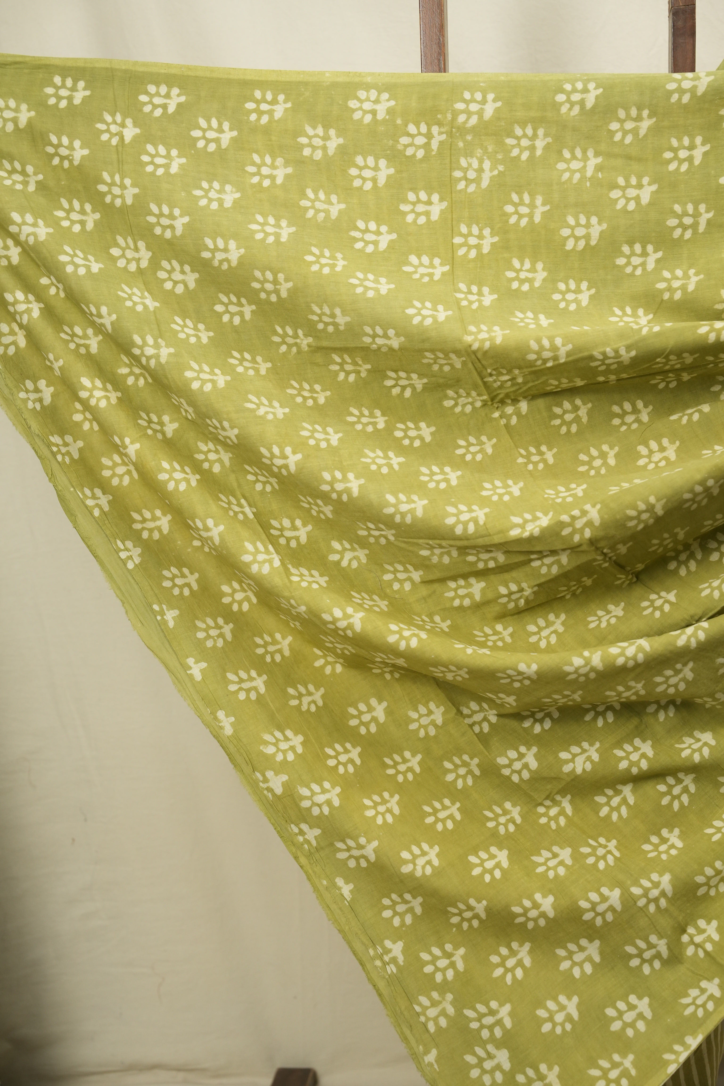 Green HBP Cotton Saree - SRGCS3783