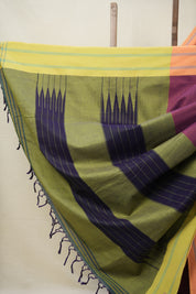 Magenta Cotton Ilkal Saree  - SRMCIS711