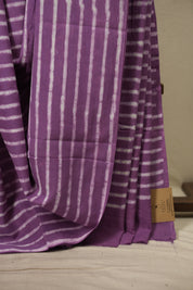 Purple HBP Cotton Saree - SRPCS3782