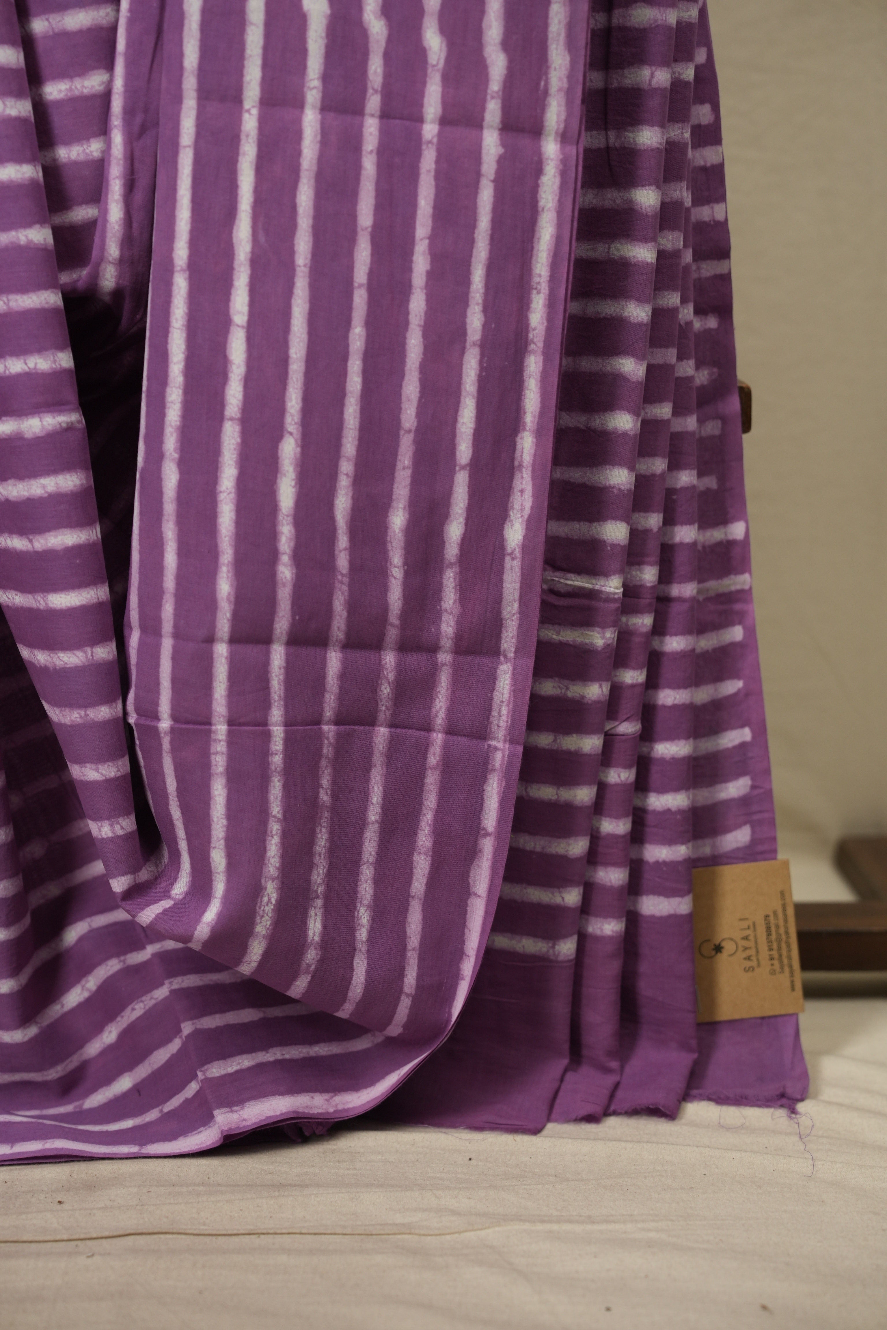 Purple HBP Cotton Saree - SRPCS3782