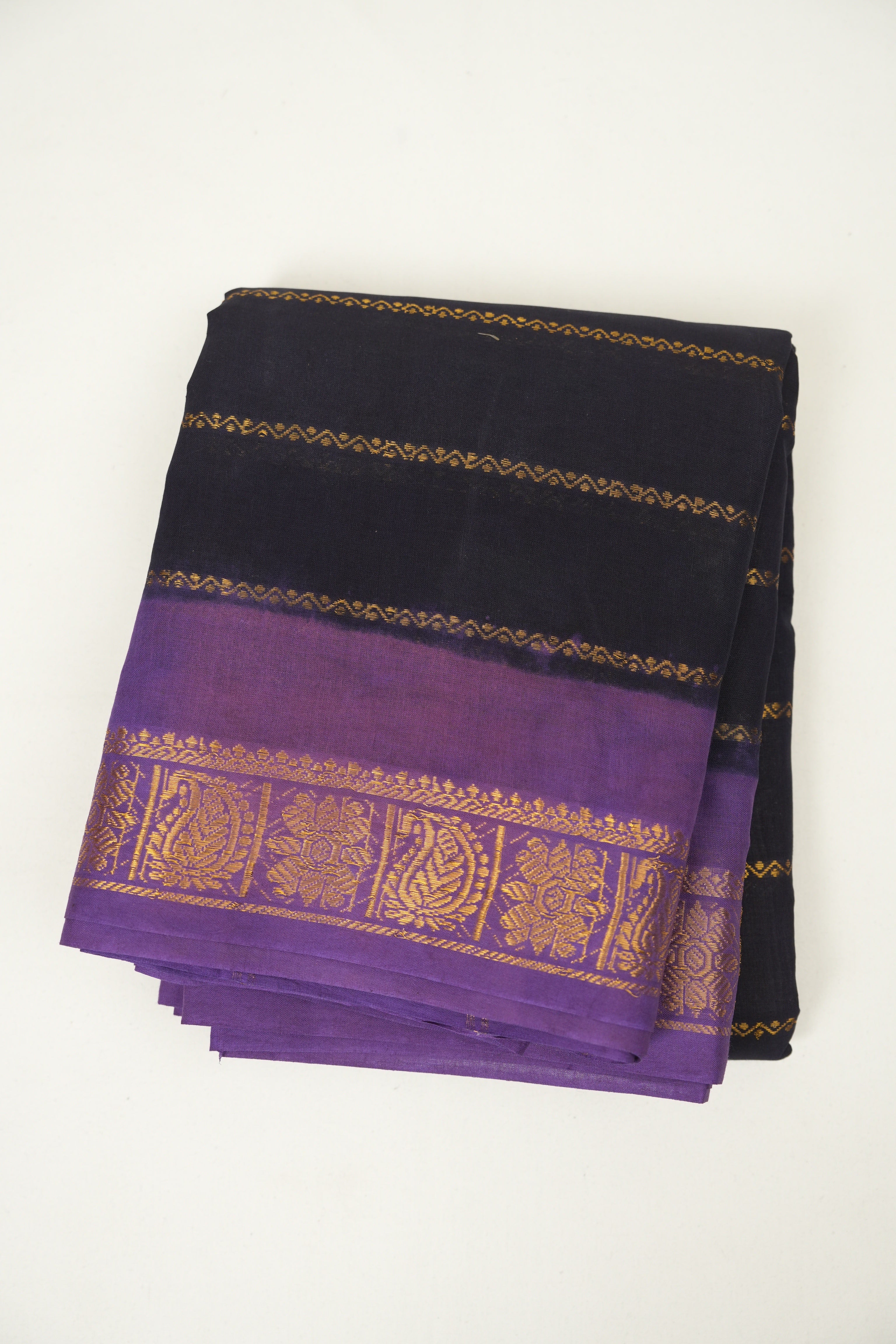 Deep Purple Sungudi Cotton Saree - SRDPSCS117