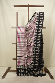 Cream HBP Cotton Saree - SRCCS3781