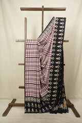 Cream HBP Cotton Saree - SRCCS3781