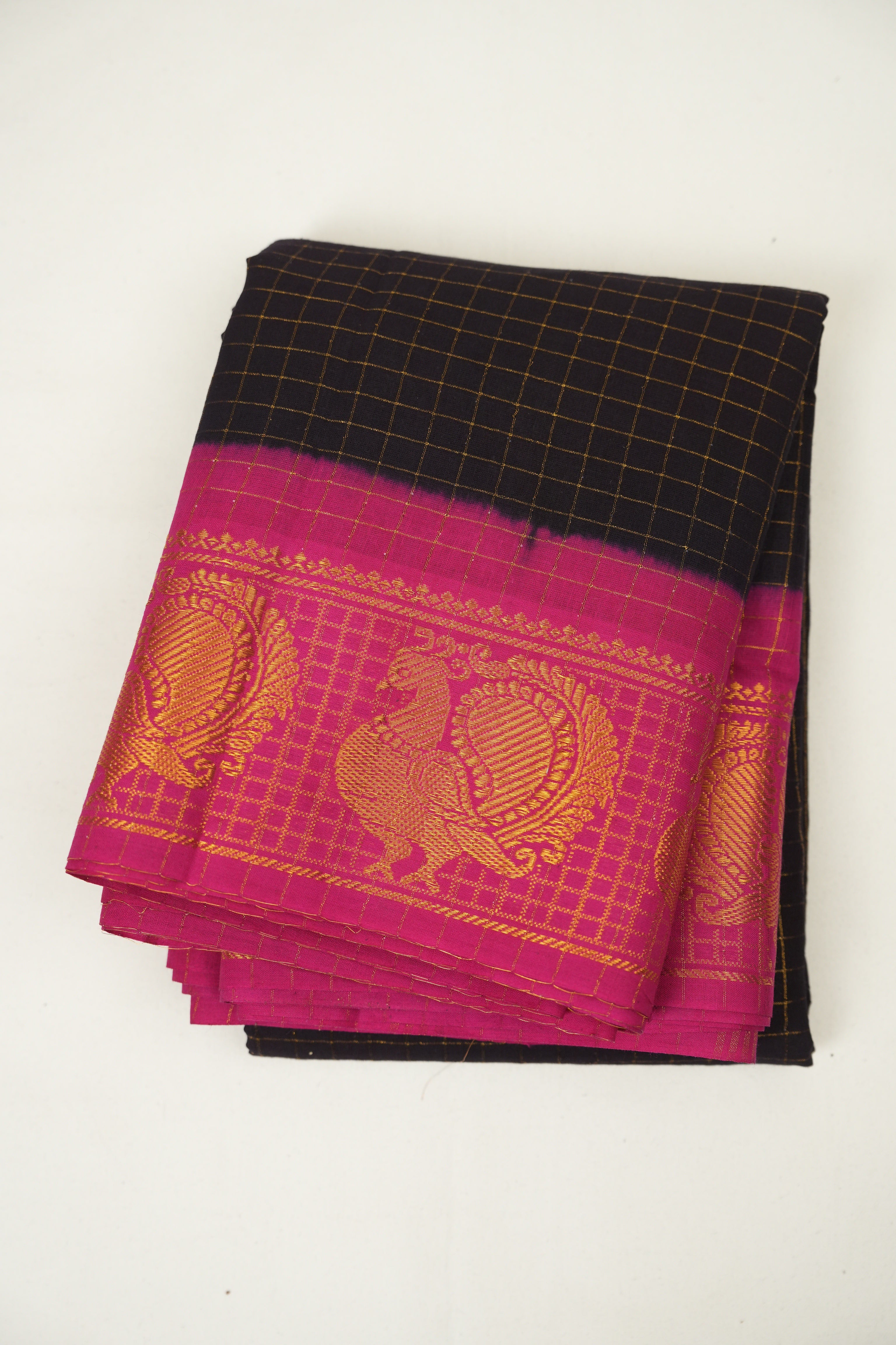 Deep Purple Sungudi Cotton Saree - SRDPSCS124