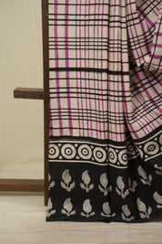 Cream HBP Cotton Saree - SRCCS3781