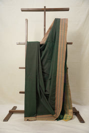 Green Cotton Ilkal Saree  - SRGCIS678