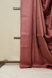 Dark Pink Tussar Silk Saree - SRDPTSS1538