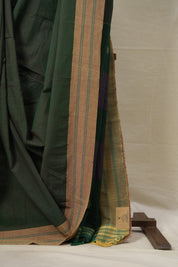 Green Cotton Ilkal Saree  - SRGCIS678