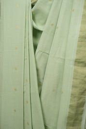 Mint Cotton Paithani Saree - SRMCPS793