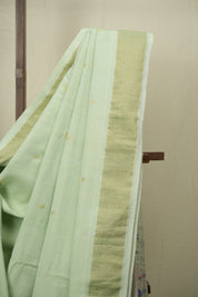 Mint Cotton Paithani Saree - SRMCPS793