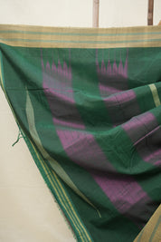 Green Cotton Ilkal Saree  - SRGCIS678
