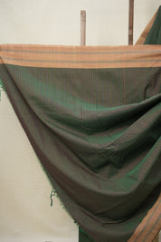 Green Cotton Ilkal Saree  - SRGCIS678