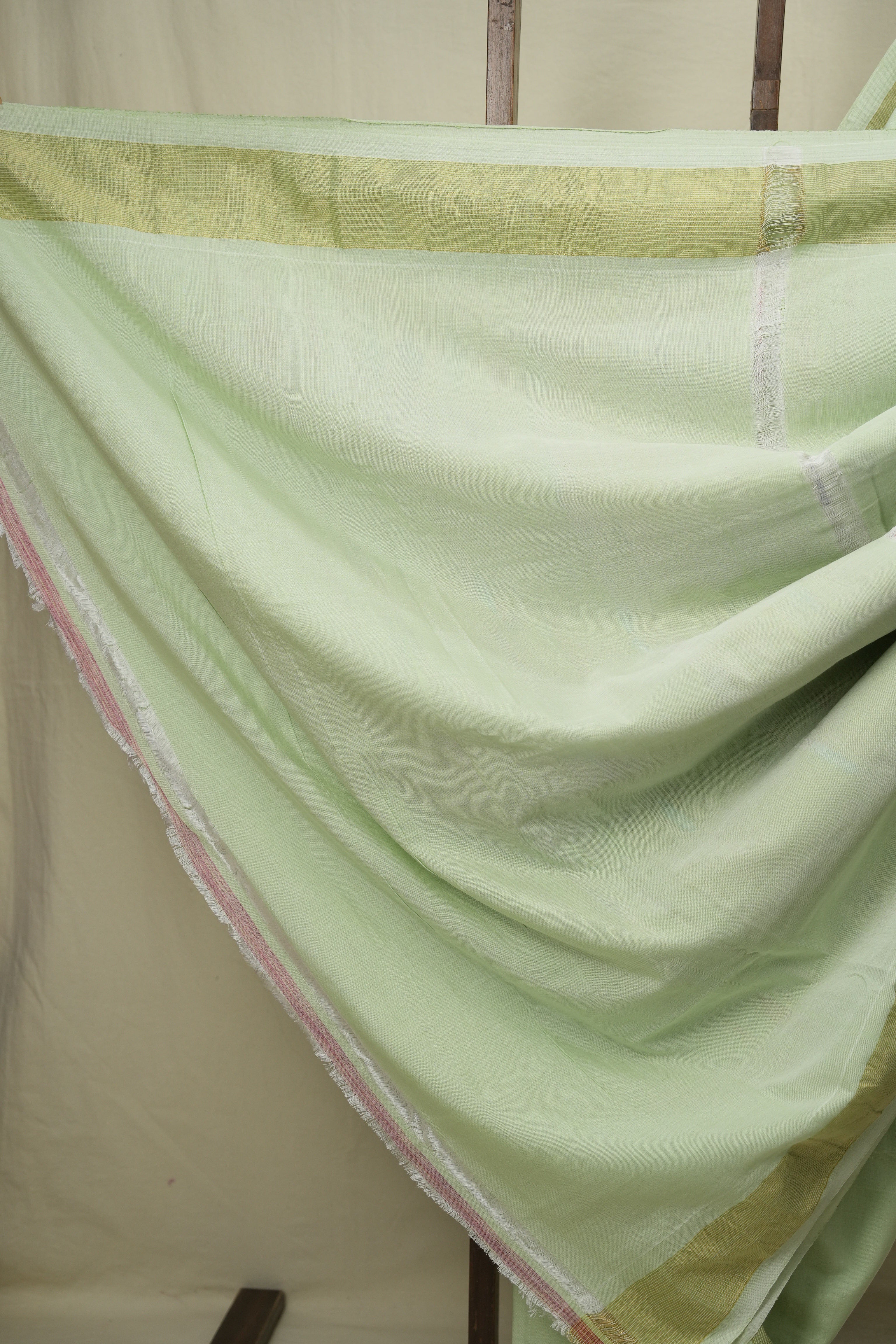 Mint Cotton Paithani Saree - SRMCPS793
