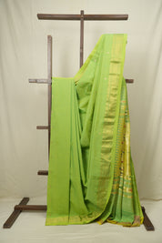 Pista Cotton Paithani Saree - SRPCPS795