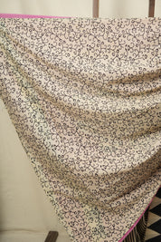 Cream HBP Cotton Saree - SRCCS3777