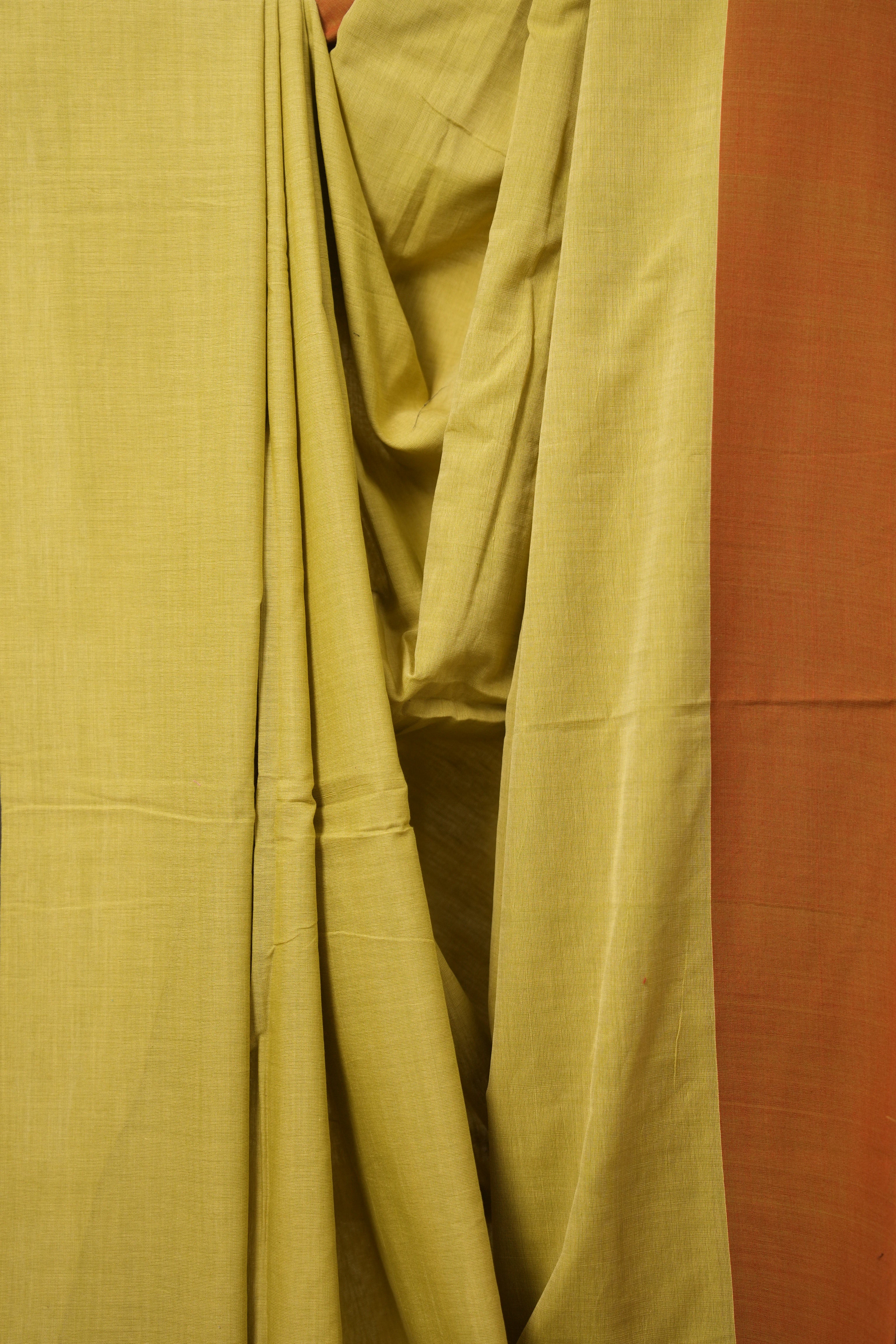 Yellow Cotton Ilkal Saree  - SRYCIS677