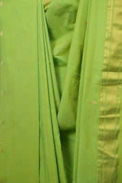 Pista Cotton Paithani Saree - SRPCPS795