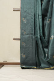 Green Tussar Silk Saree - SRGTSS1532