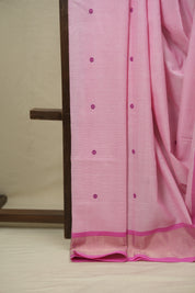 Baby Pink Cotton Paithani Saree - SRBPCPS798