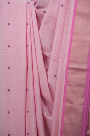 Baby Pink Cotton Paithani Saree - SRBPCPS798