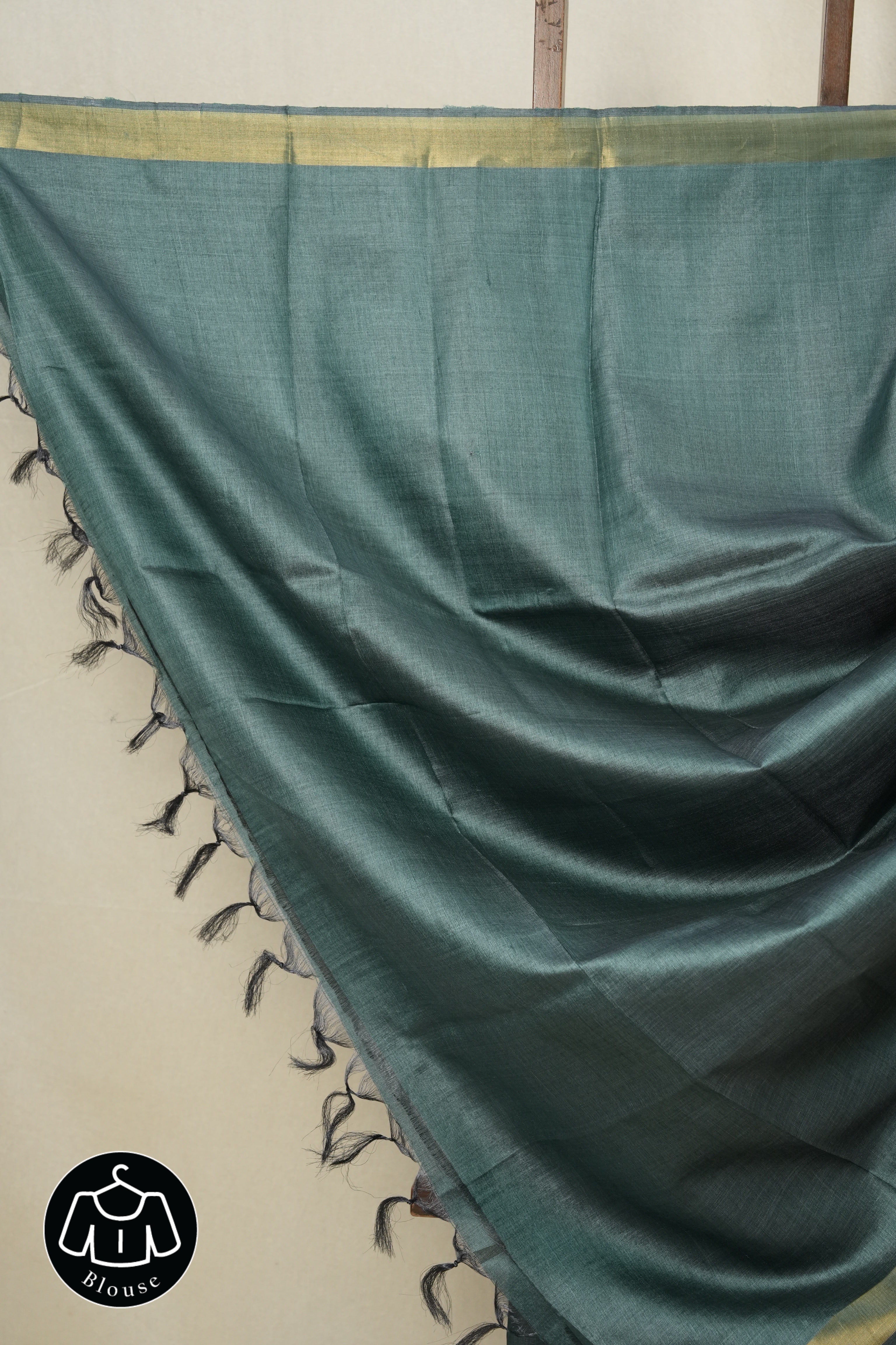 Green Tussar Silk Saree - SRGTSS1532