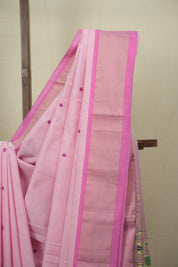 Baby Pink Cotton Paithani Saree - SRBPCPS798