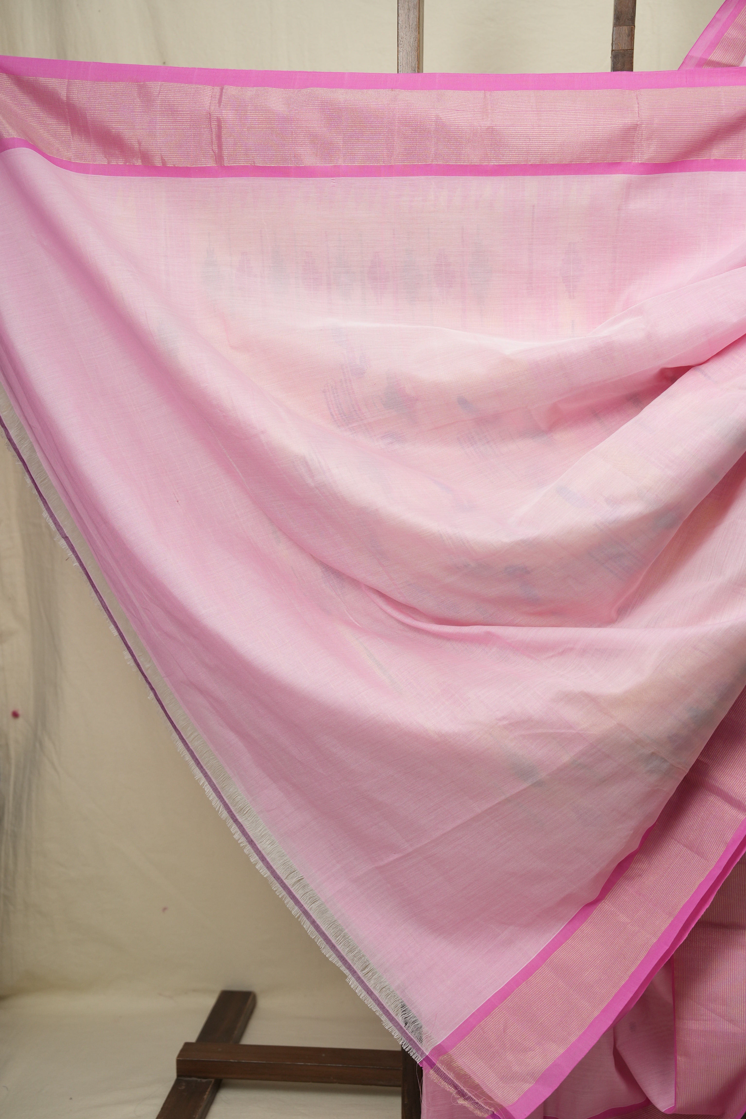 Baby Pink Cotton Paithani Saree - SRBPCPS798